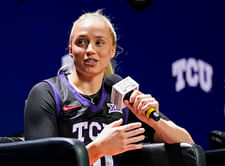 “She gonna transfer next month”: College hoops fans take shots as Hailey Van Lith poses in TCU jersey