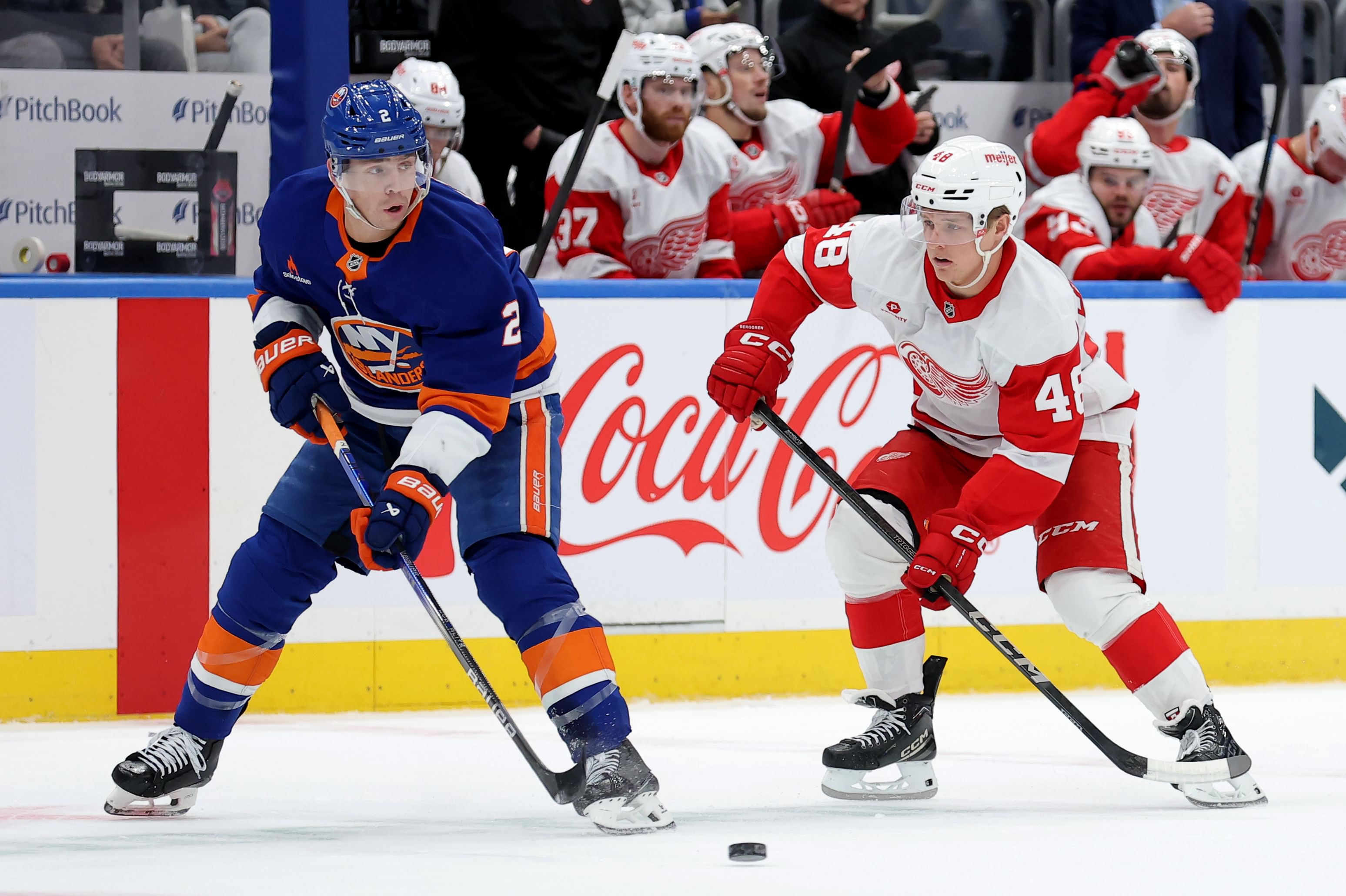 NHL: Detroit Red Wings at New York Islanders - Source: Imagn