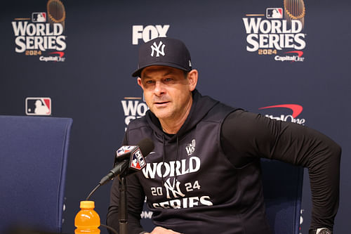 New York Yankees Manager Aaron Boone (Photo via IMAGN)