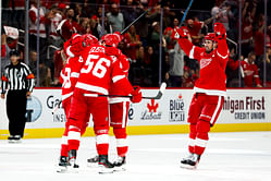 WATCH: Mutiple Red Wings-Devils fights break out in heated 3rd period