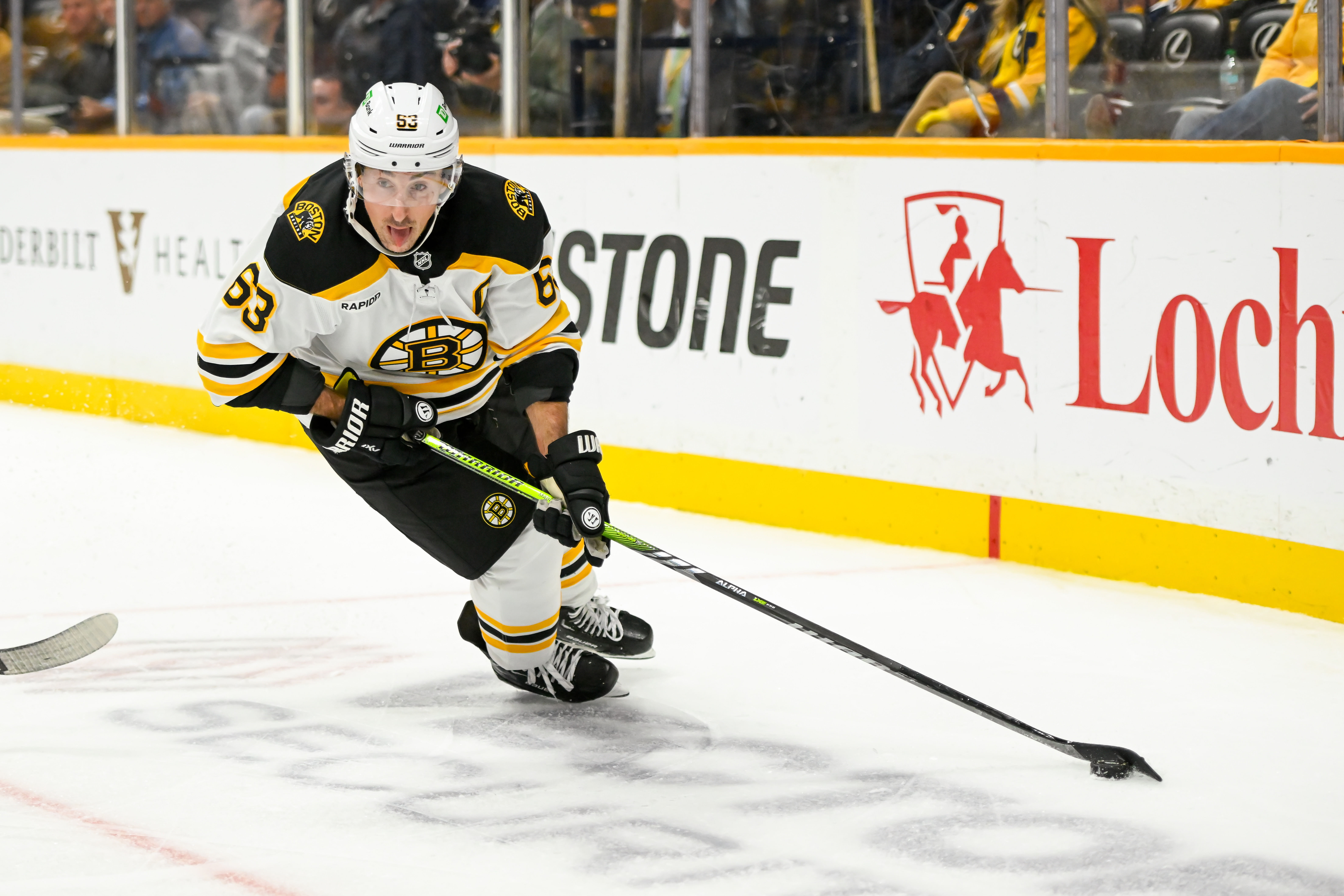 Brad Marchand refuted the report (Imagn)