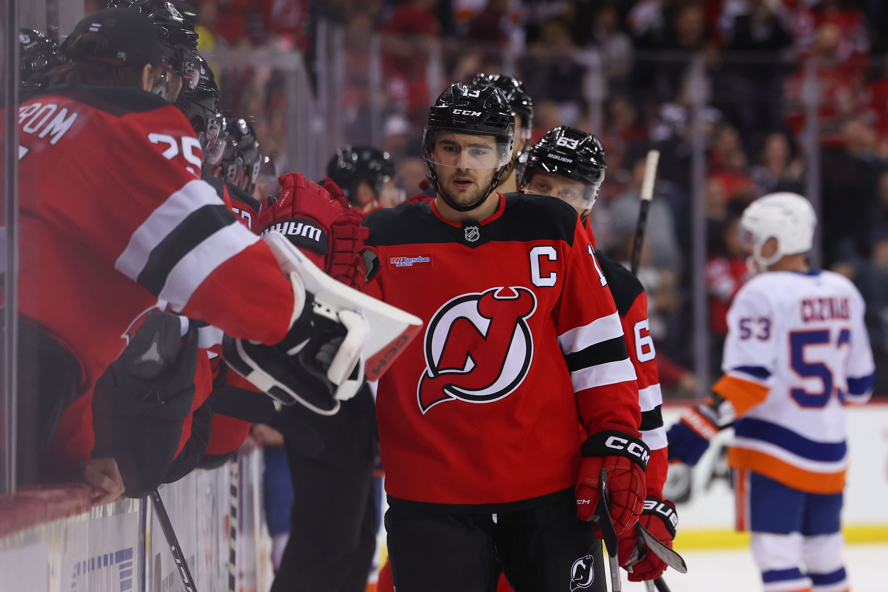 NHL: New York Islanders at New Jersey Devils - Source: Imagn