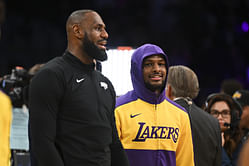 "Don't know if I'd be too happy" - LeBron James' former teammate speculates about possible discontent among Lakers over Bronny's roster spot