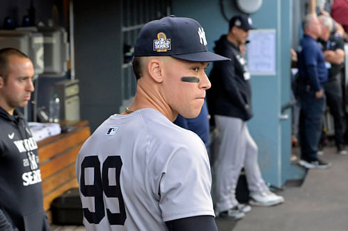 Aaron Judge has only produced six hits for the Yankees in this postseason (Photo Credit: IMAGN)