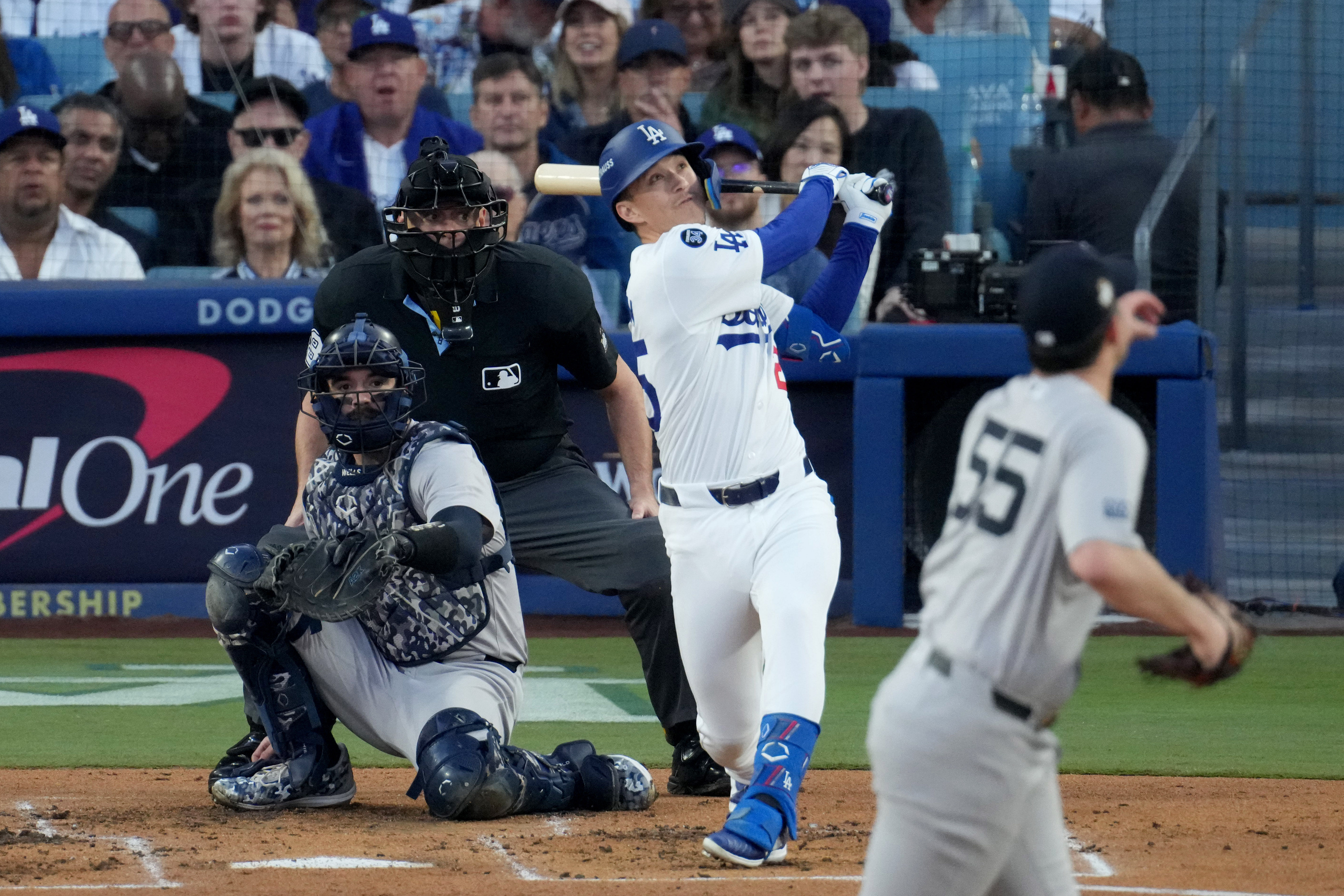 Tommy Edman homered to give the Dodgers the initial lead before Juan Soto leveled the scores for the Yankees (Photo Credit: IMAGN)