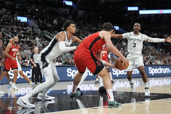 Victor Wembanyama Stats Tonight: Reigning ROY picks Rockets apart with sublime showing (Oct. 26)