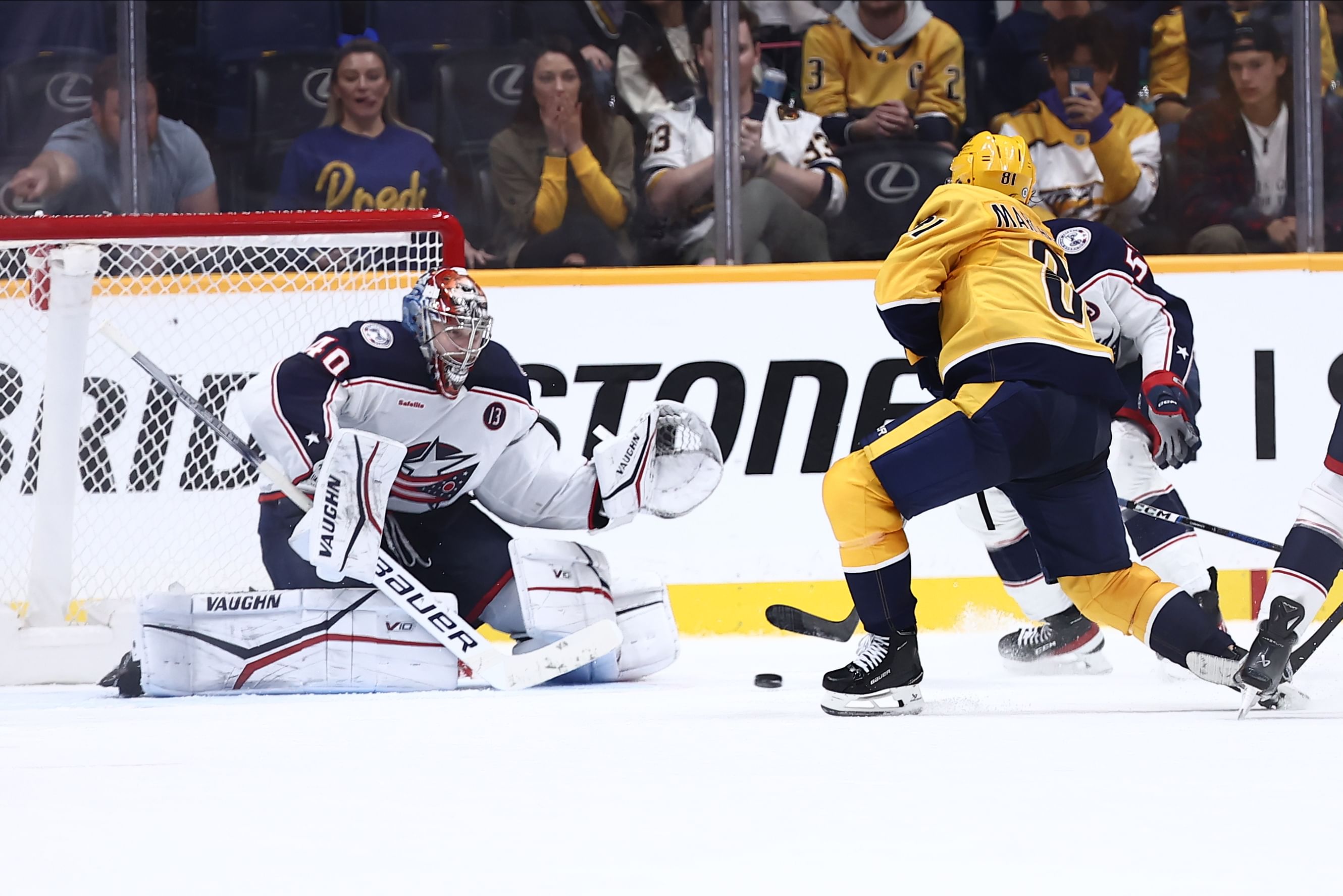 NHL: Columbus Blue Jackets at Nashville Predators - Source: Imagn