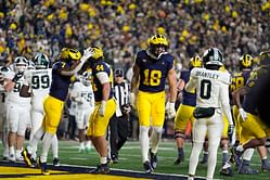 WATCH: Massive fight breaks out between Michigan & Michigan State players after game ends in Wolverines' favor