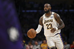 Watch: Lakers room erupts in goat noises as LeBron James gets asked about his 4th qtr heroics vs Kings