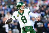 Aaron Rodgers at New York Jets at New England Patriots - Source: Imagn