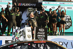 Parker Kligerman reacts to "one of the coolest battles" between Tyler Reddick, Ryan Blaney, and Denny Hamlin at Miami