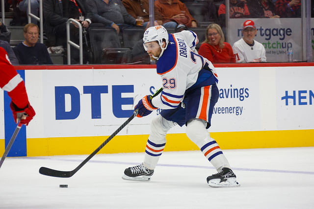 NHL: Edmonton Oilers at Detroit Red Wings - Source: Imagn