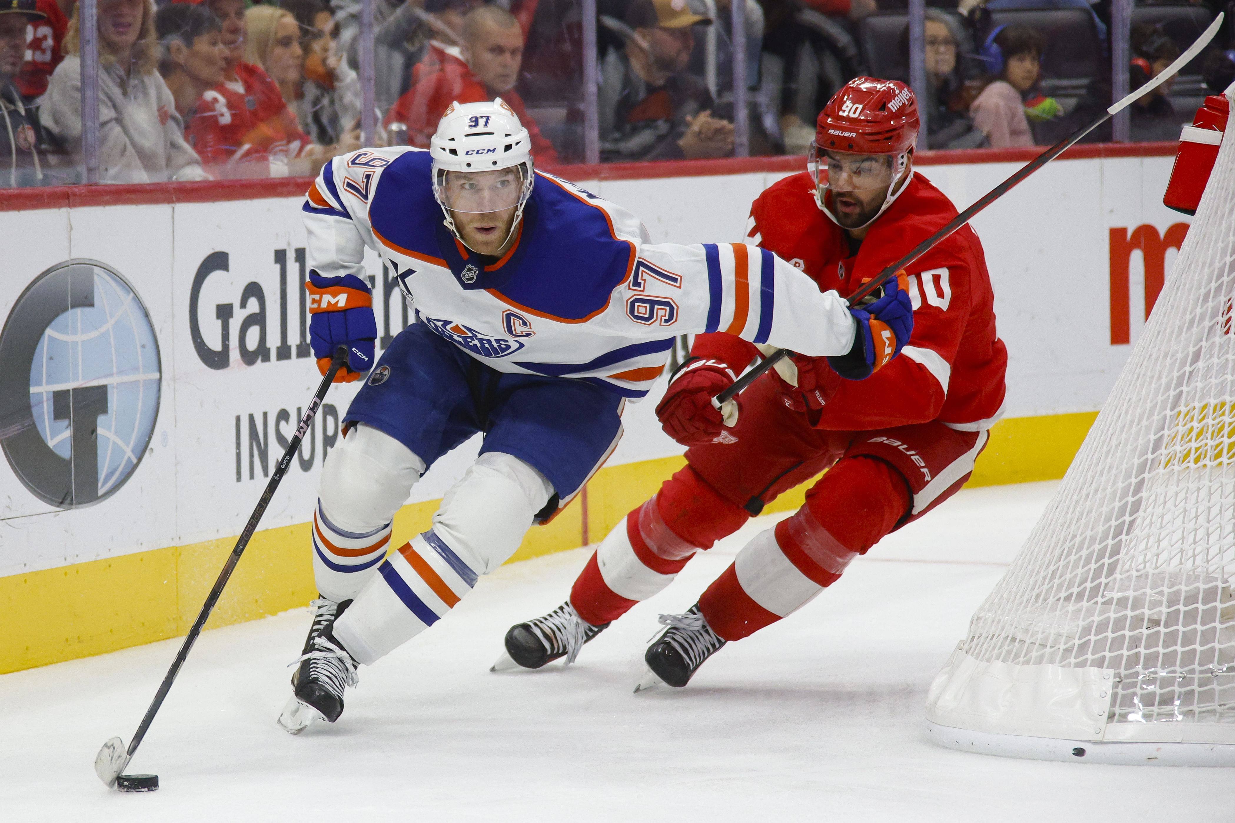 NHL: Edmonton Oilers at Detroit Red Wings - Source: Imagn