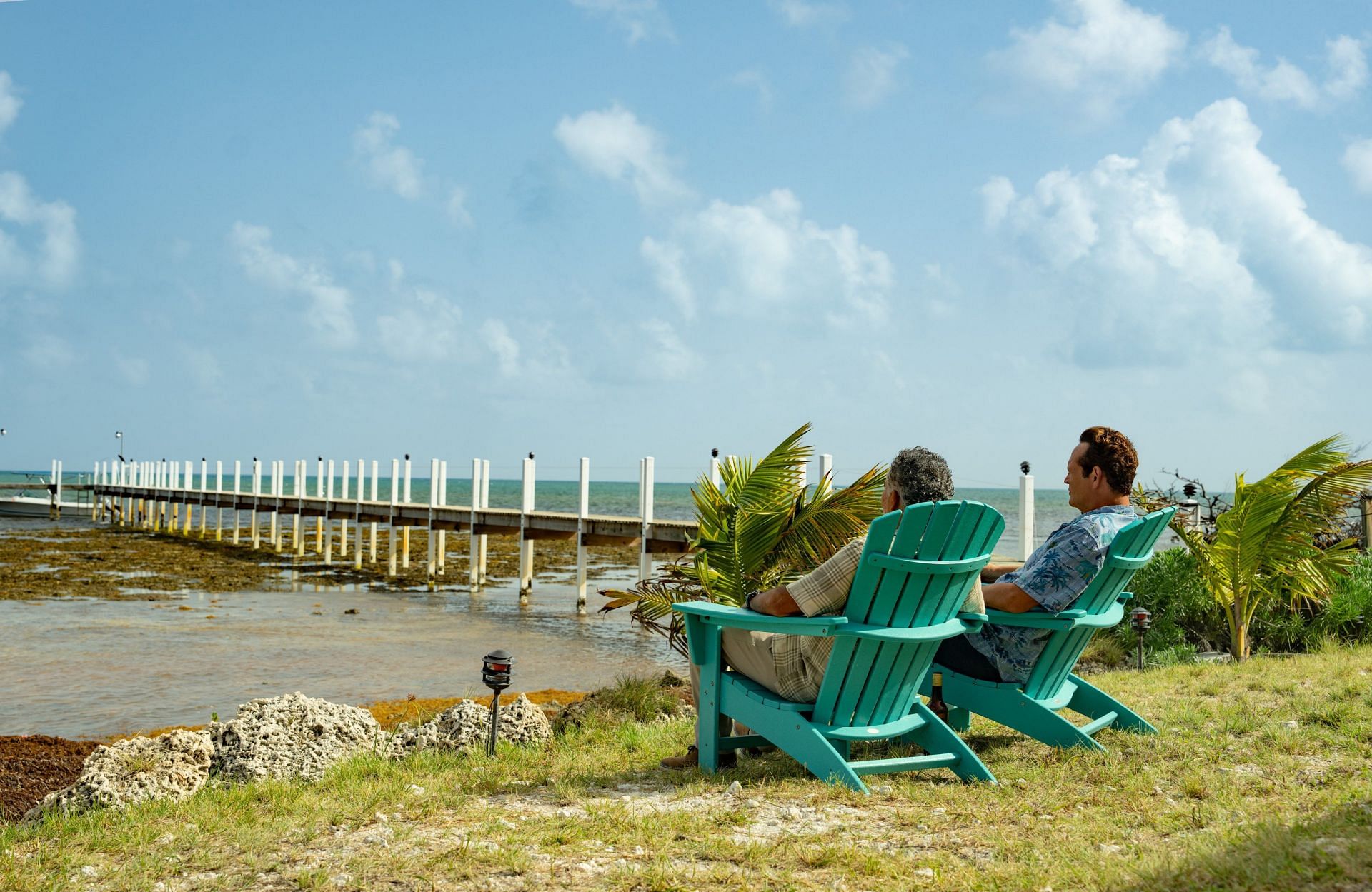 A still of Yancy and Rogelio from episode 10 of Bad Monley (Image by Apple TV+)