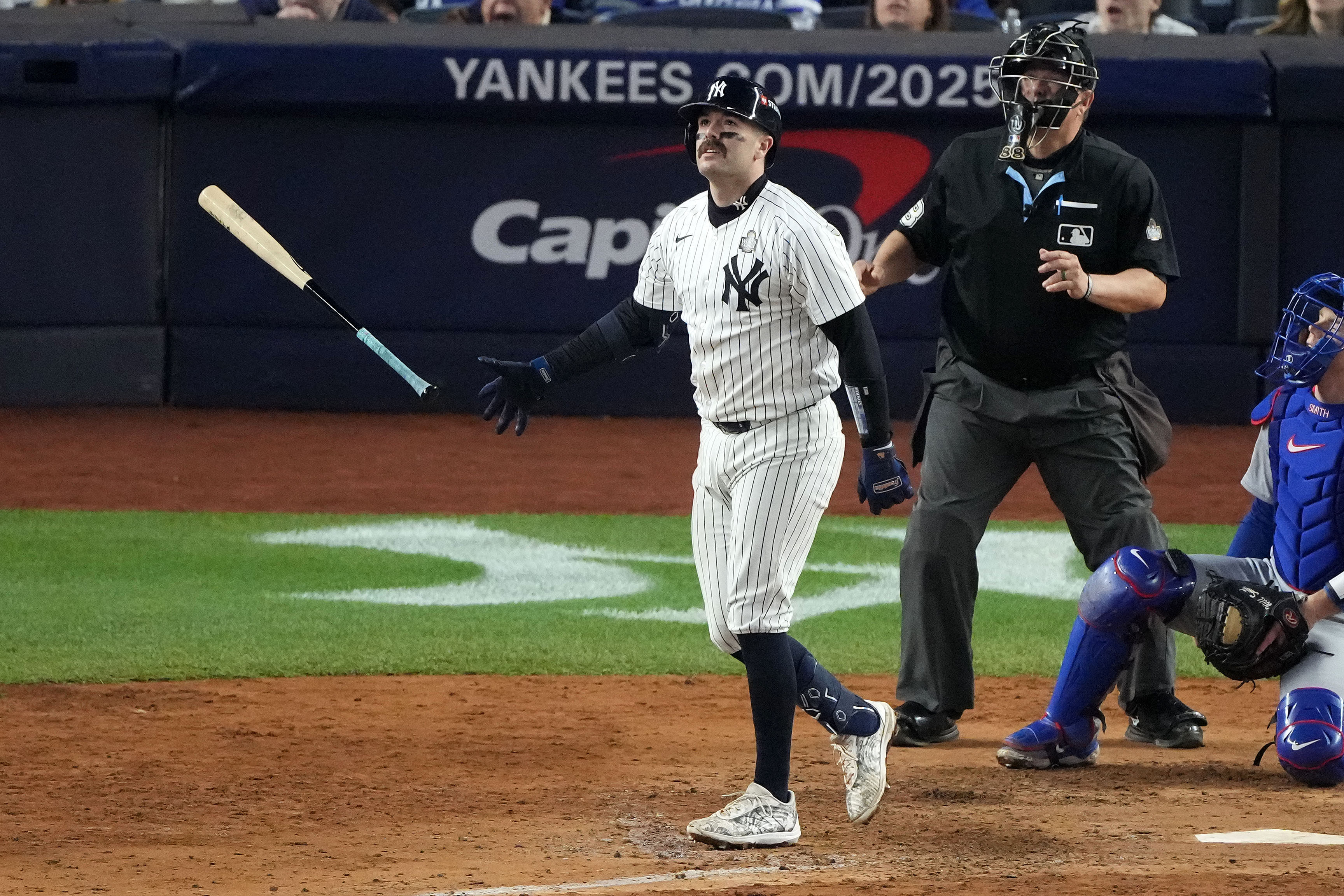 Austin Wells had a spectactular batflip for his home run in Game 4 (Photo Credit: IMAGN)