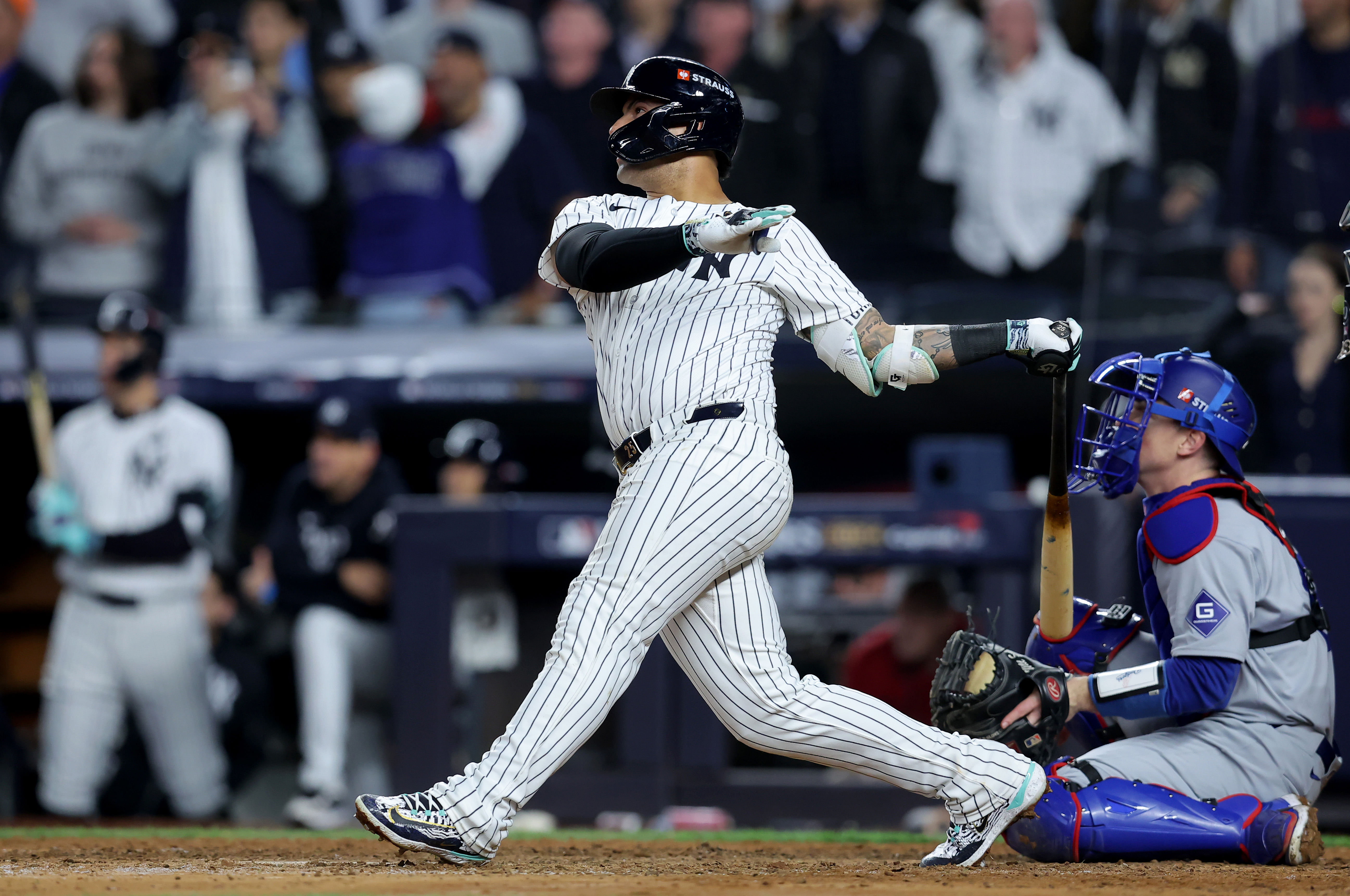 Gleyber Torres hit a home run last night (Imagn)