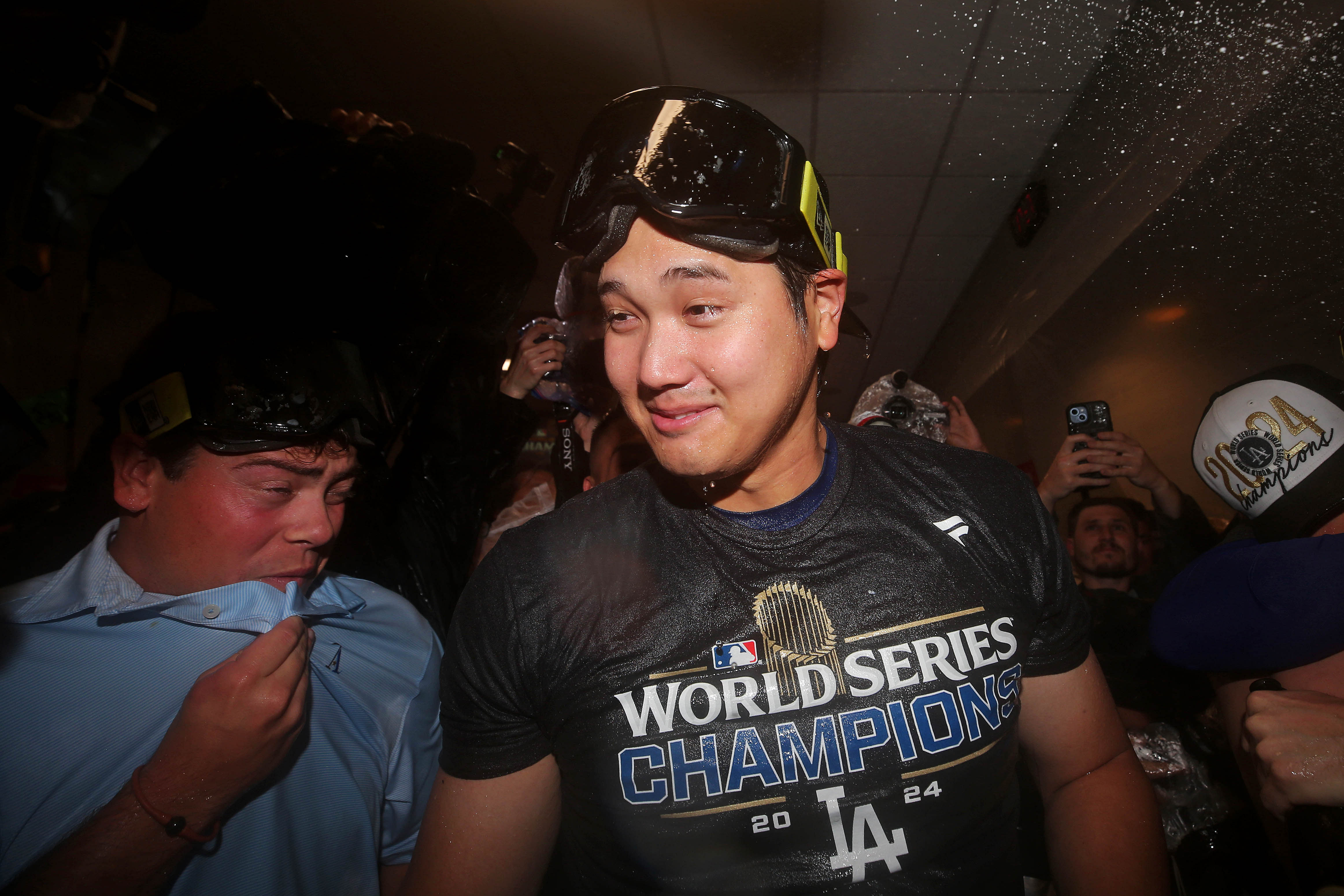 The Dodgers are celebrating a World Series title now (Imagn)