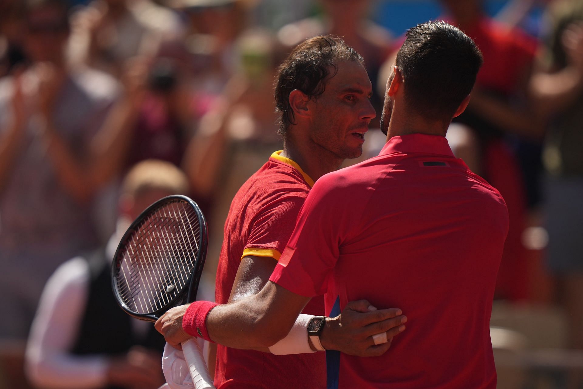 Nadal and Novak Djokovic on-court rivalry- Source: Getty