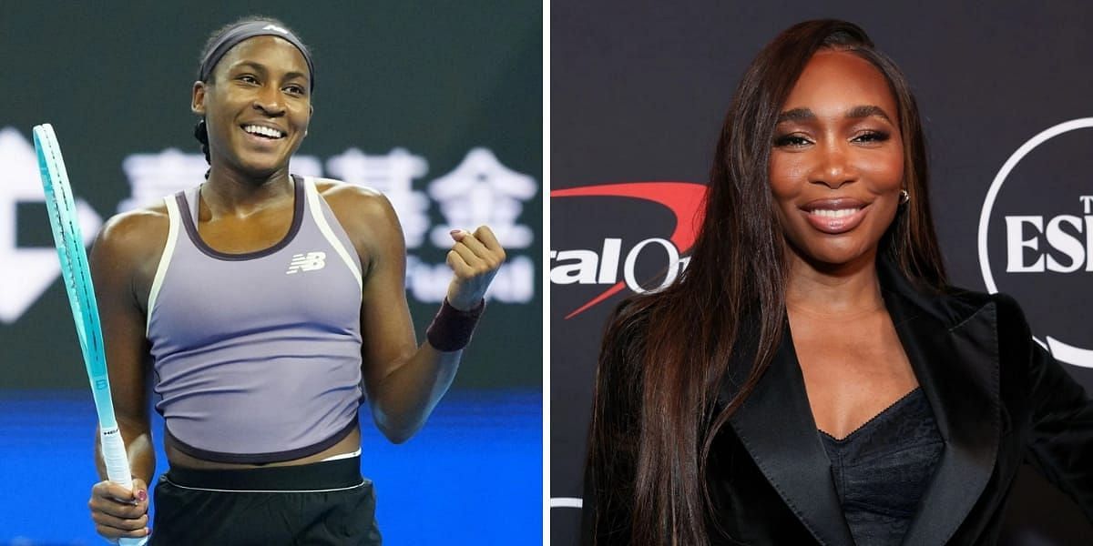 Coco Gauff (L), Venus Williams (R) (Image source: GETTY)