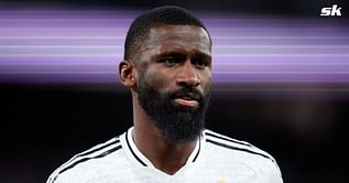 Lille star appears to mock Antonio Rudiger for having bad breath during hilarious moments during Real Madrid loss in Champions League