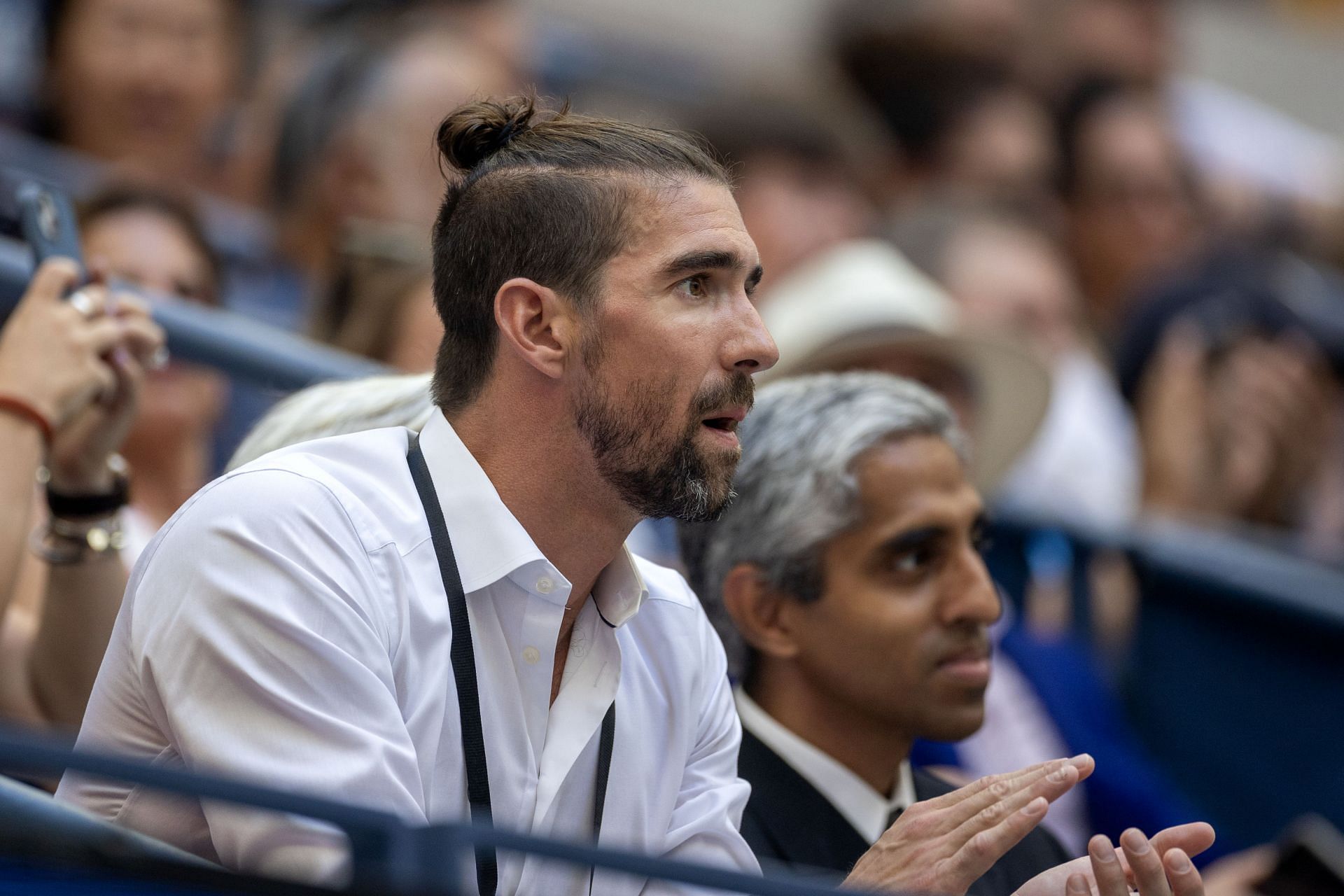 US Open Tennis Championship 2023 - Michael Phelps in attendance (Source: Getty)