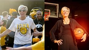 "Lotsa blood, sweat and tears went into these": Jan Jensen admires Iowa's Big 12 & Final Four rings