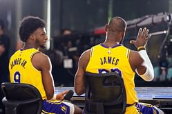 LeBron James celebrates Bronny James' 20th birthday with stunning custom Lakers themed cake