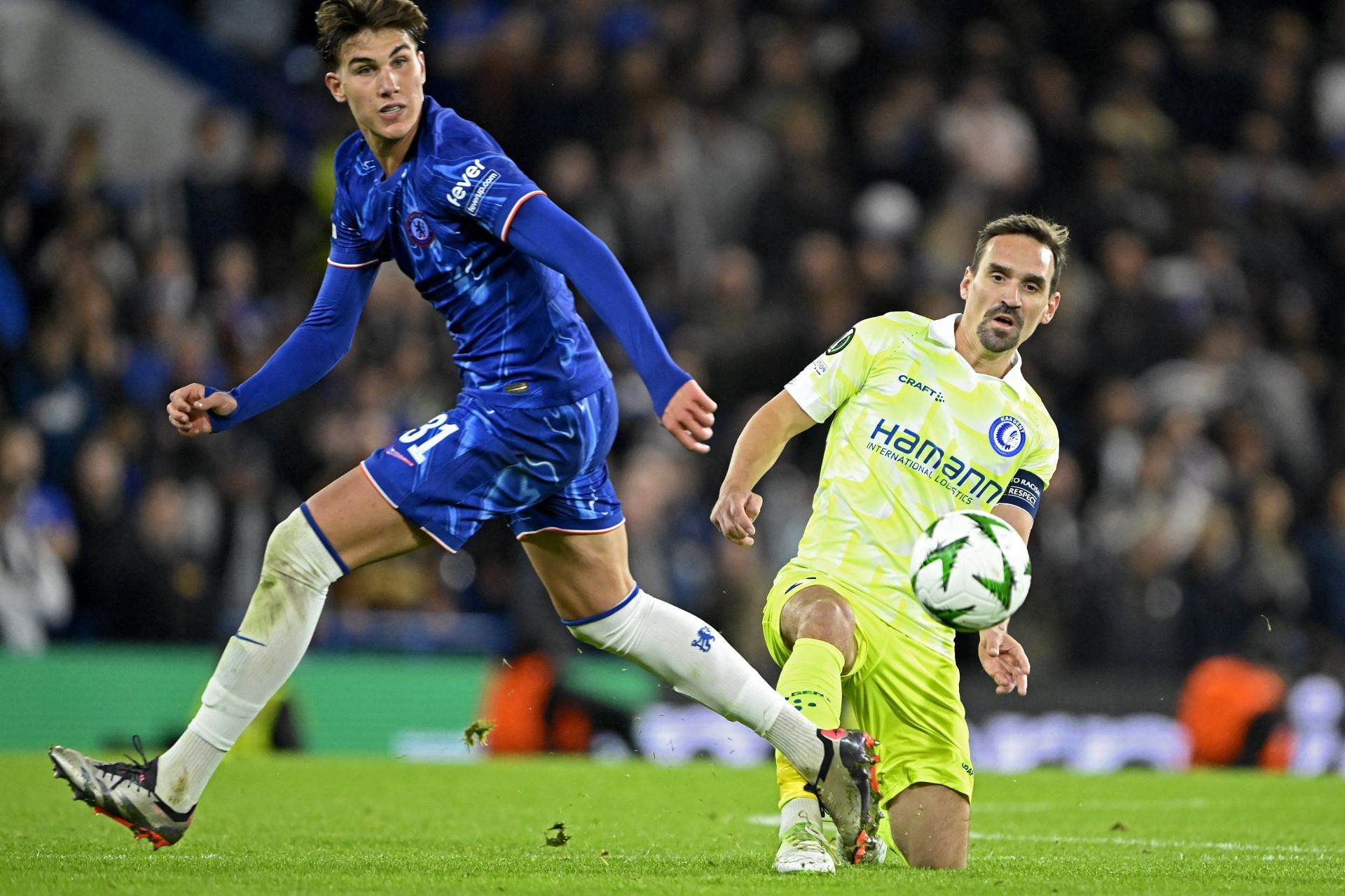 Casadei made his second start of the season against Gent.