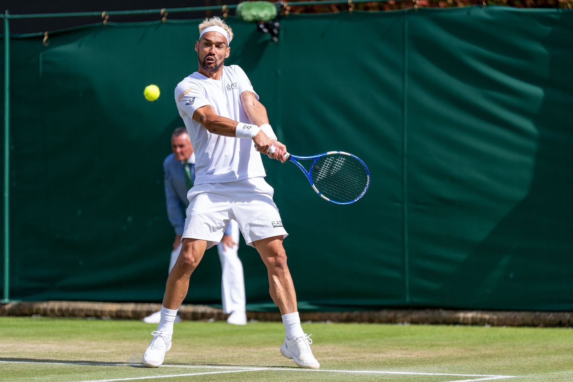 Fabio Fognini at Wimbledon 2024. (Photo: Getty)