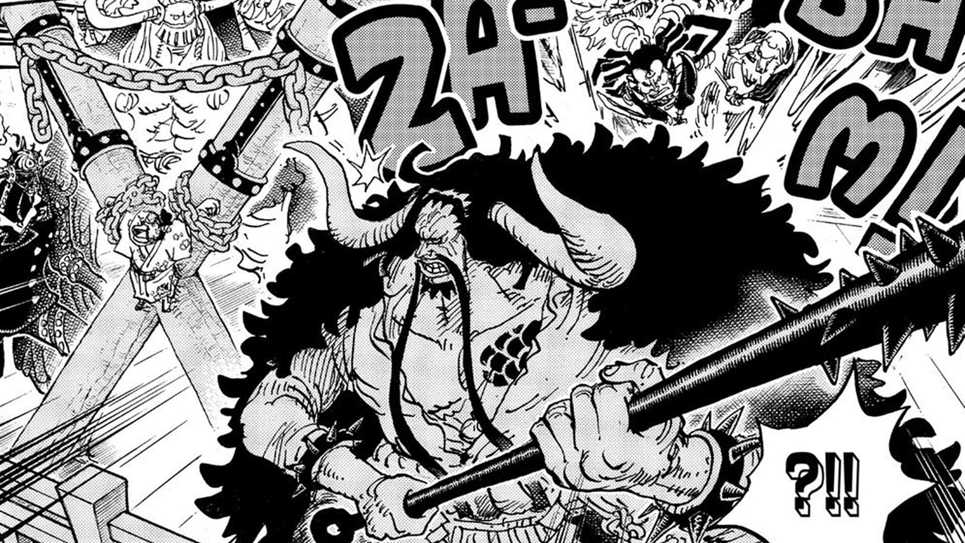 Kaido in One Piece chapter 986 (Image via Shueisha)