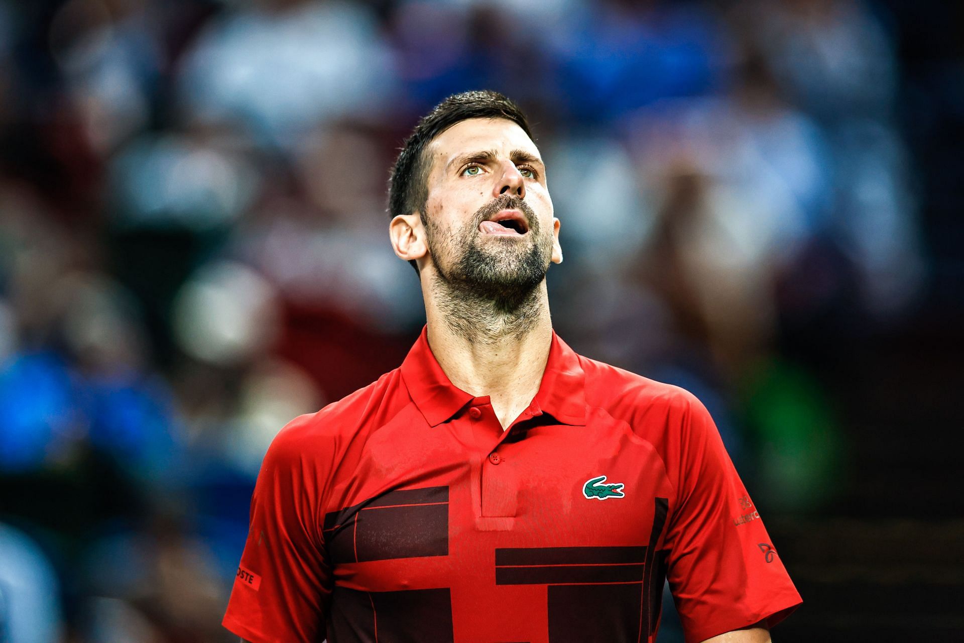 Novak Djokovic in action at the 2024 Shanghai Masters (Picture: Getty)