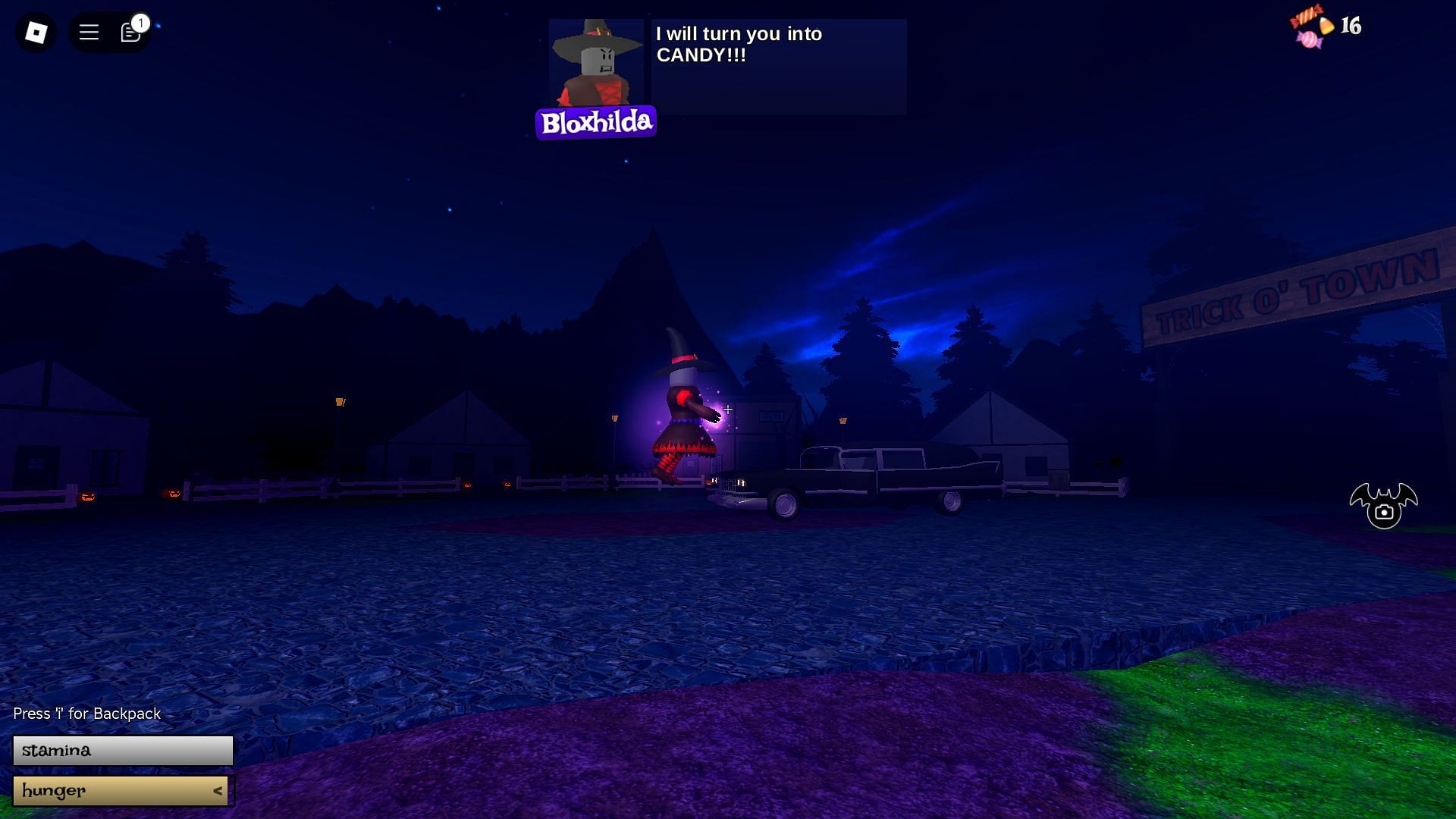 The Bloxhilda boss battle (Image via Roblox)