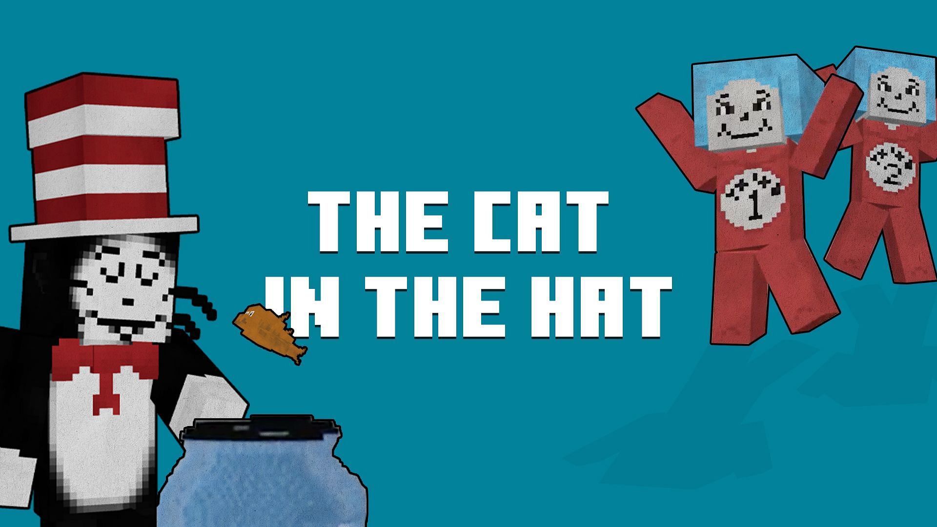 The DLC brings the famous characters from The Cat in the Hat (Image via Mojang Studios)