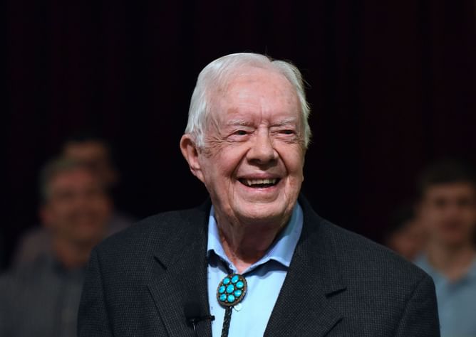 "Jimmy Carter is lucid enough to vote?" — 39th President of the US casting vote for Kamala Harris at 100 divides the internet