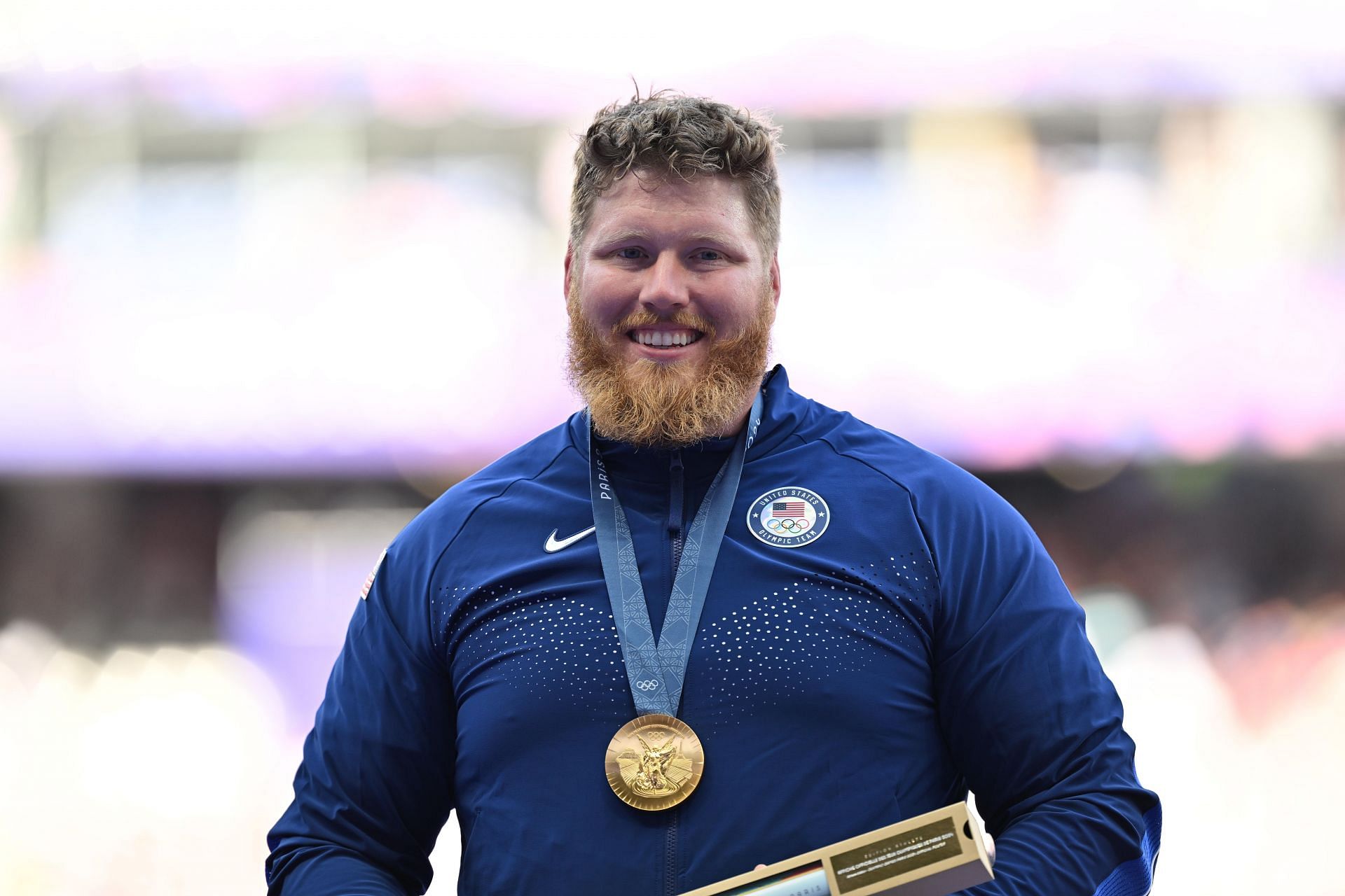 Three-time Olympic gold medalist Ryan Crouser is one of the nominees for the Field Athlete of the Year in the Male category. (Photo by Mustafa Yalcin/Anadolu via Getty Images)