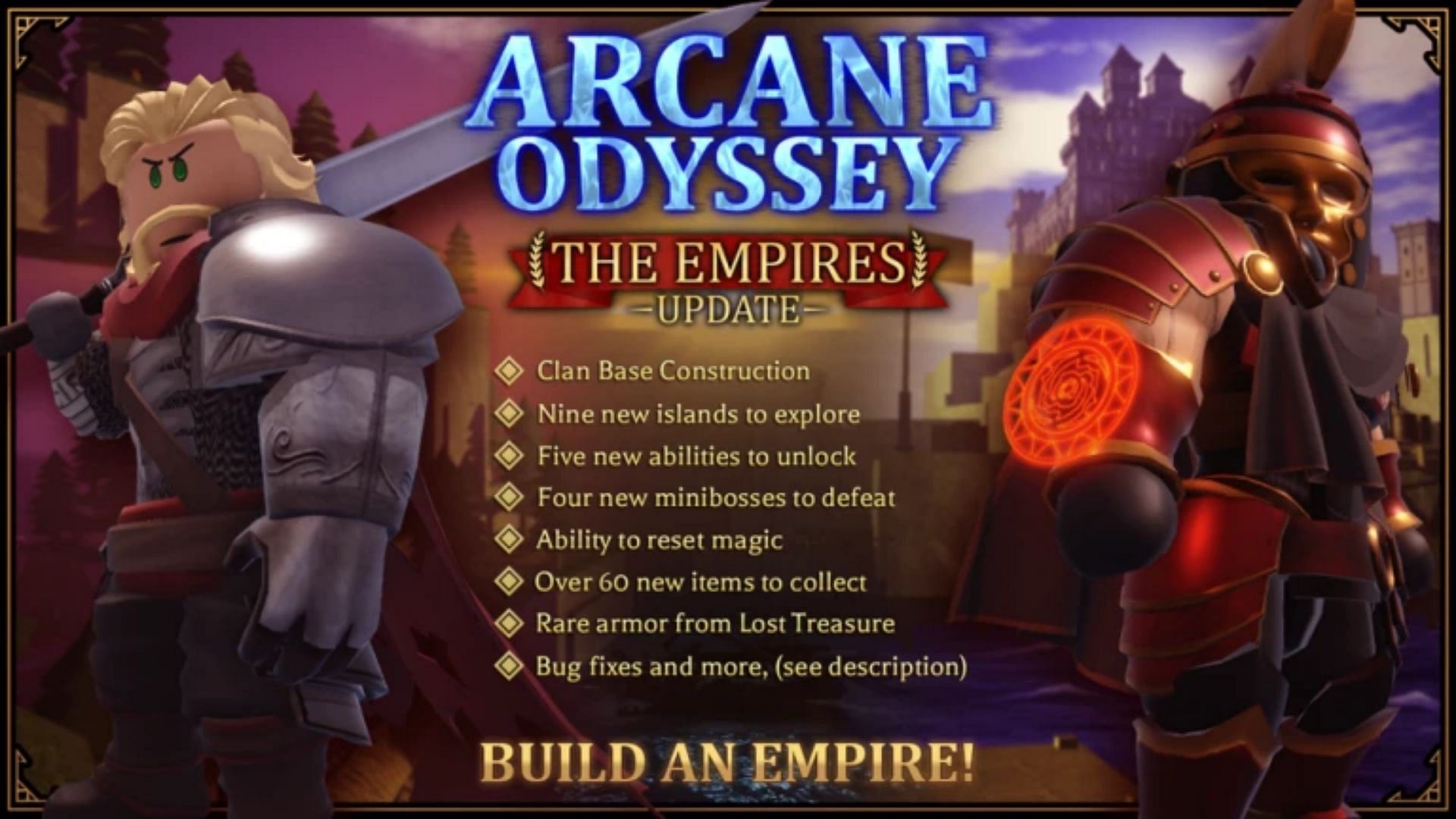 Empires update cover image (Image via Roblox)