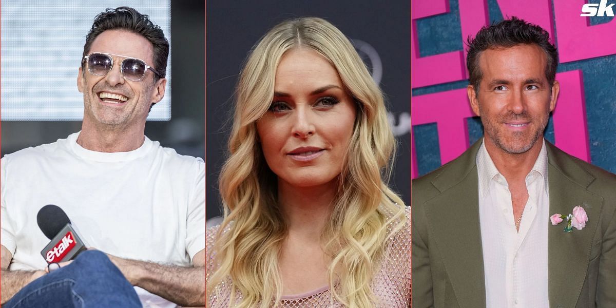 -Lindsey Vonn extends a cheeky birthday wish to Hugh Jackman. (Images by Getty)