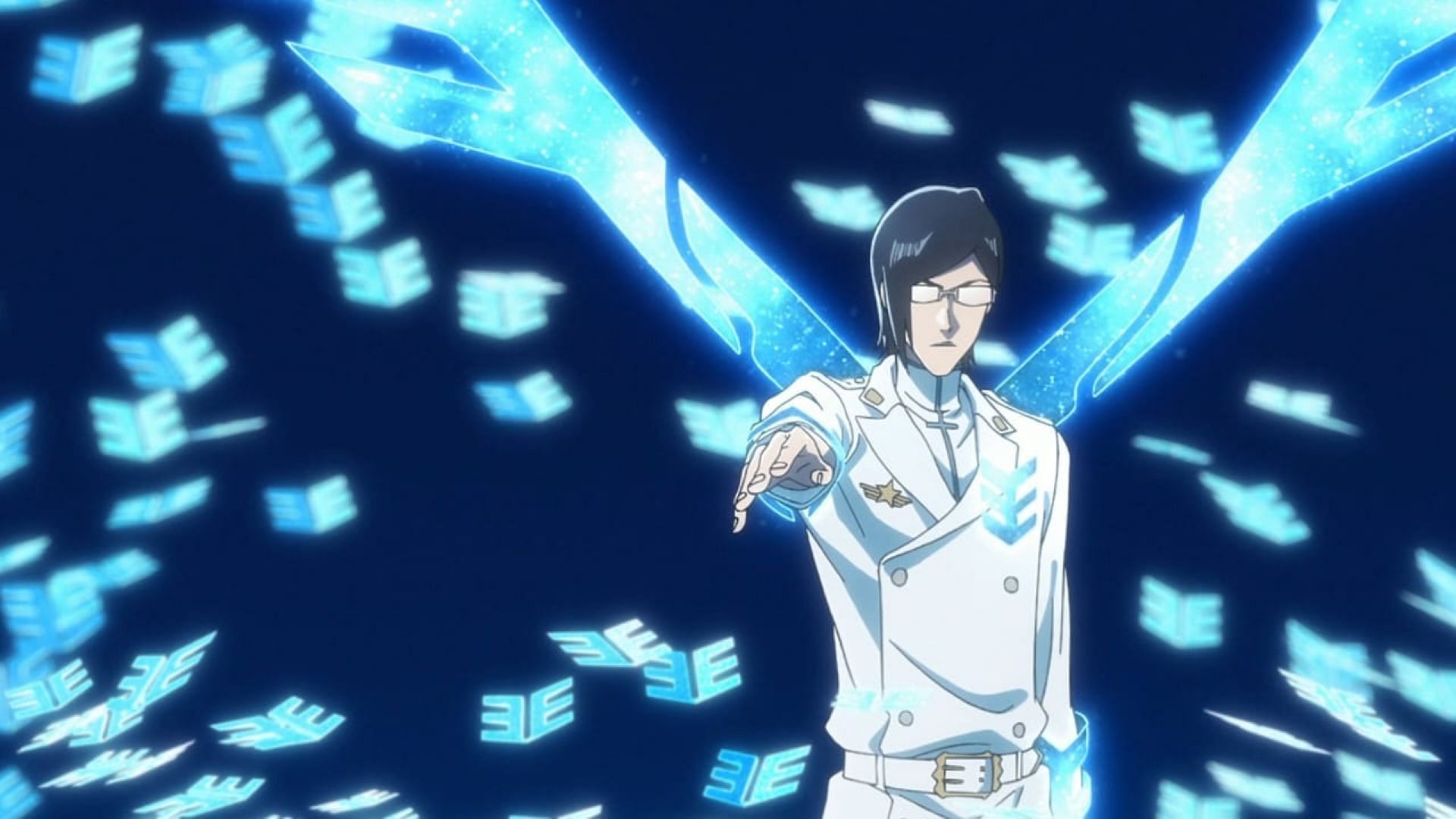 Uryu Ishida&#039;s Vollstandig form in the anime (Image via Pierrot Films)