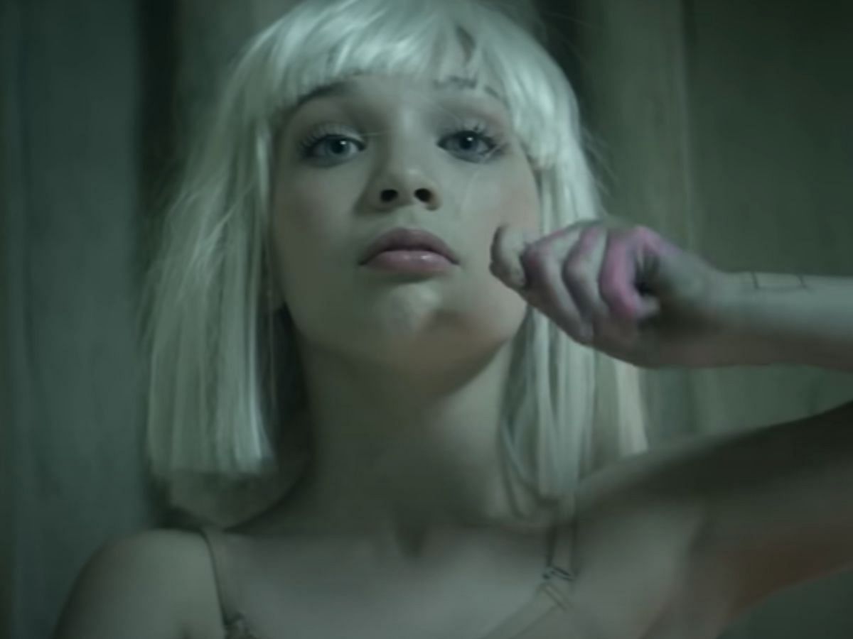 Still from Chandelier music video (Image via YouTube/Sia)