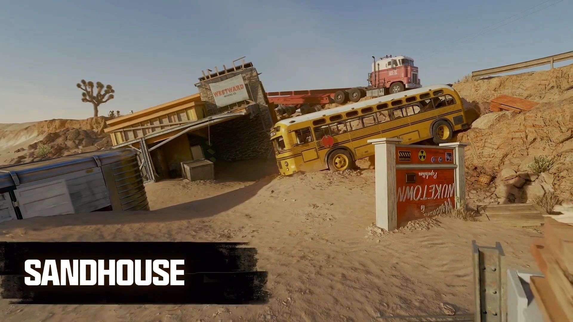 A preview of the map Warhead in BO6 which was originally called &#039;Sandhouse&#039; (Image via Activision)