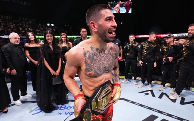 Former champ wants the BMF belt handed to Ilia Topuria after 'El Matador' becomes first man to knock out Max Holloway