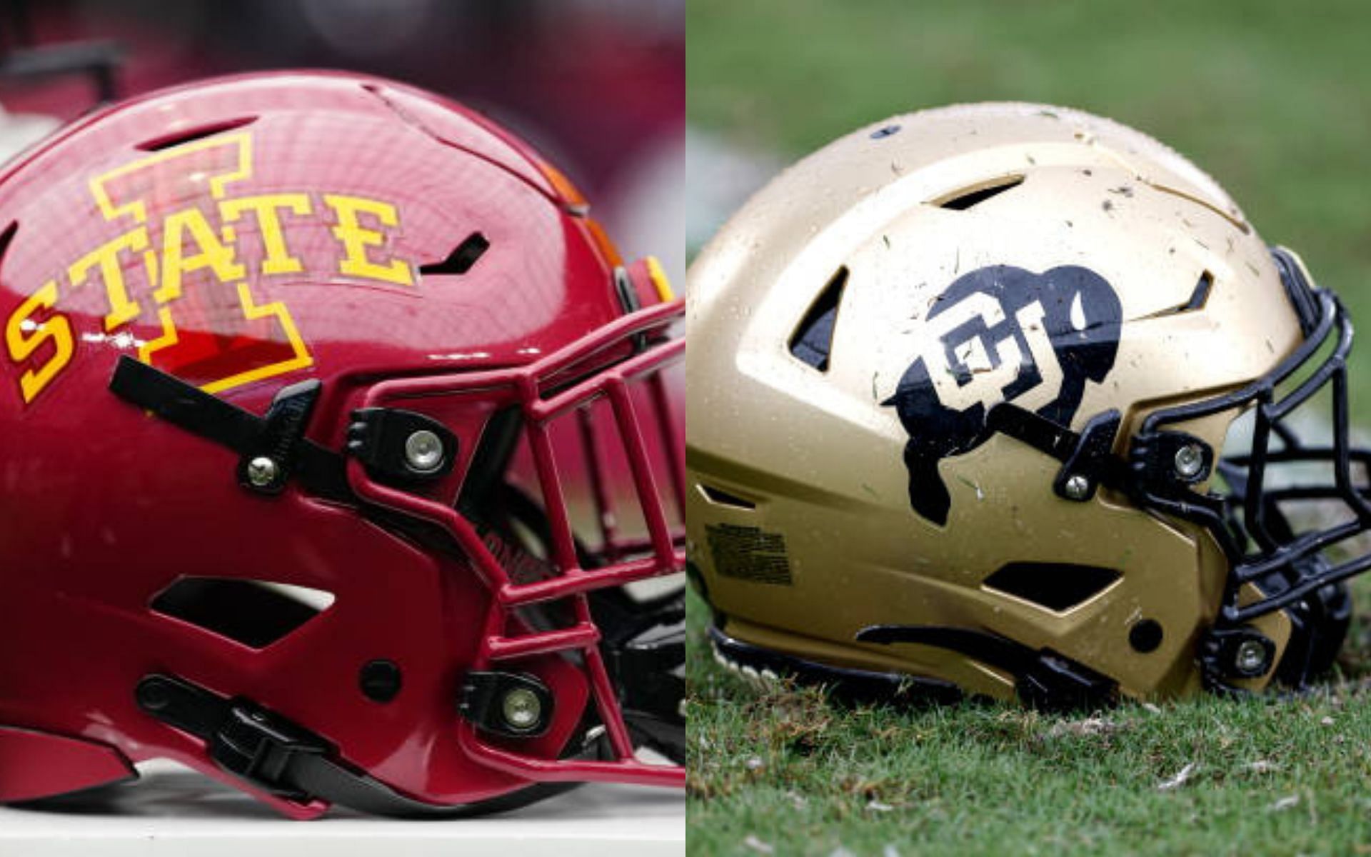 Iowa State Cyclones (left); Colorado Buffaloes (right)