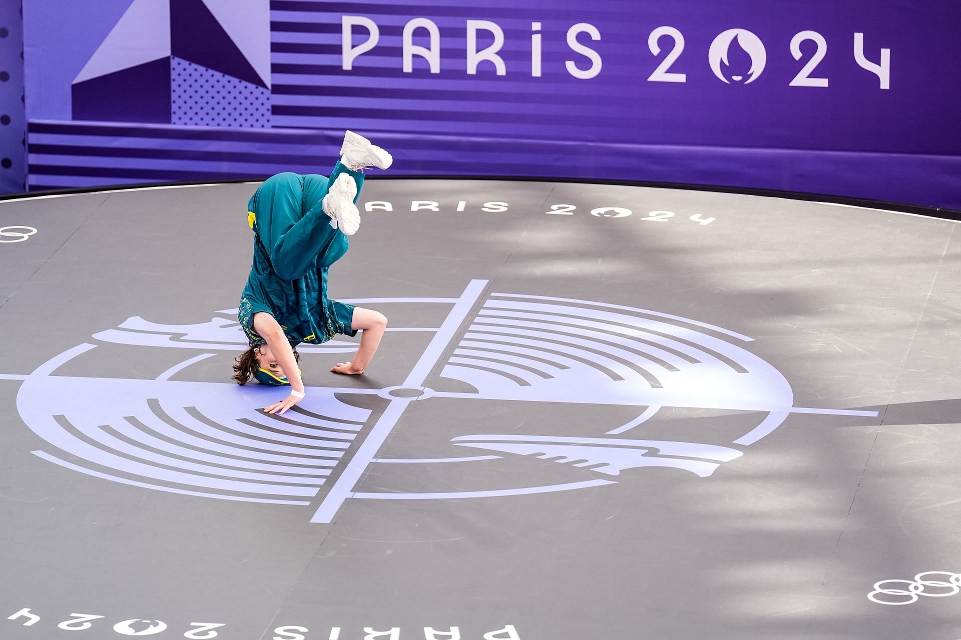 Raygun at Paris Olympics 2024. (Photo by Rene Nijhuis/BSR Agency/Getty Images)