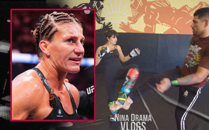 "That's f***ed up" - Kayla Harrison shows concern over Nina-Marie Daniele's thigh bruises from Alex Pereira sparring