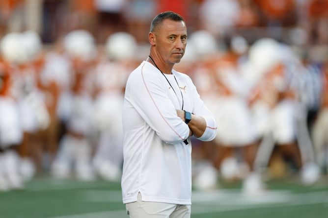 Steve Sarkisian's Texas offers scholarship to four-star DL Kendall Guervil to the Class of 2026