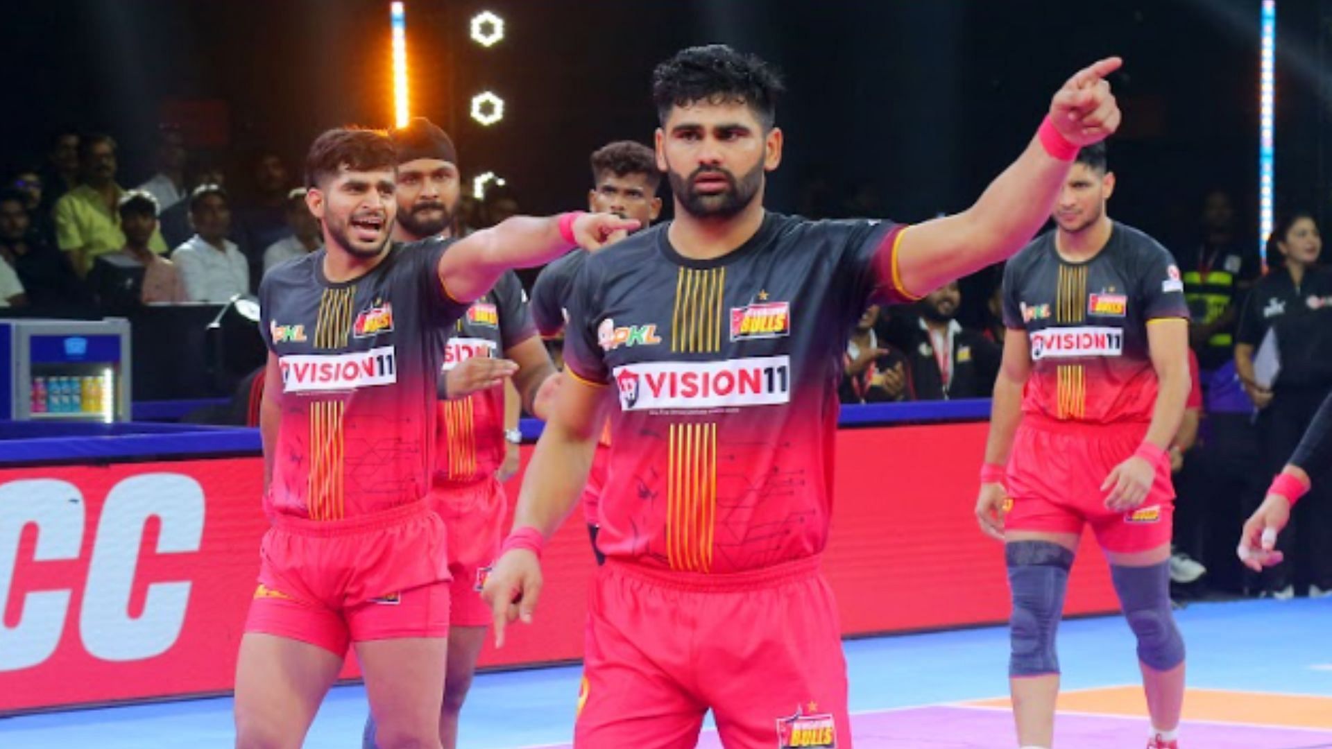 Pardeep Narwal is leading the Bengaluru Bulls in PKL 11 (Image Credits: PKL)