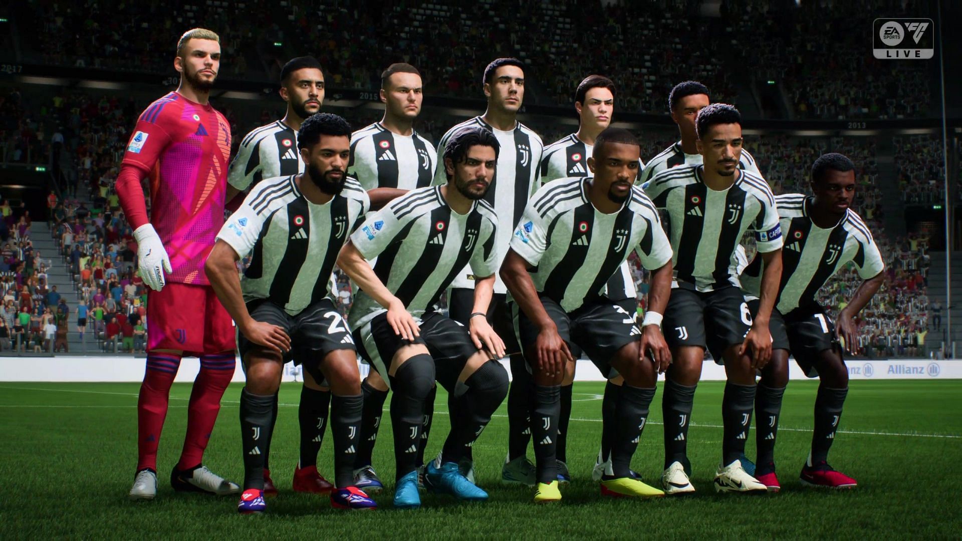 On paper, Juventus appear to be the better team (Image via EA Sports)