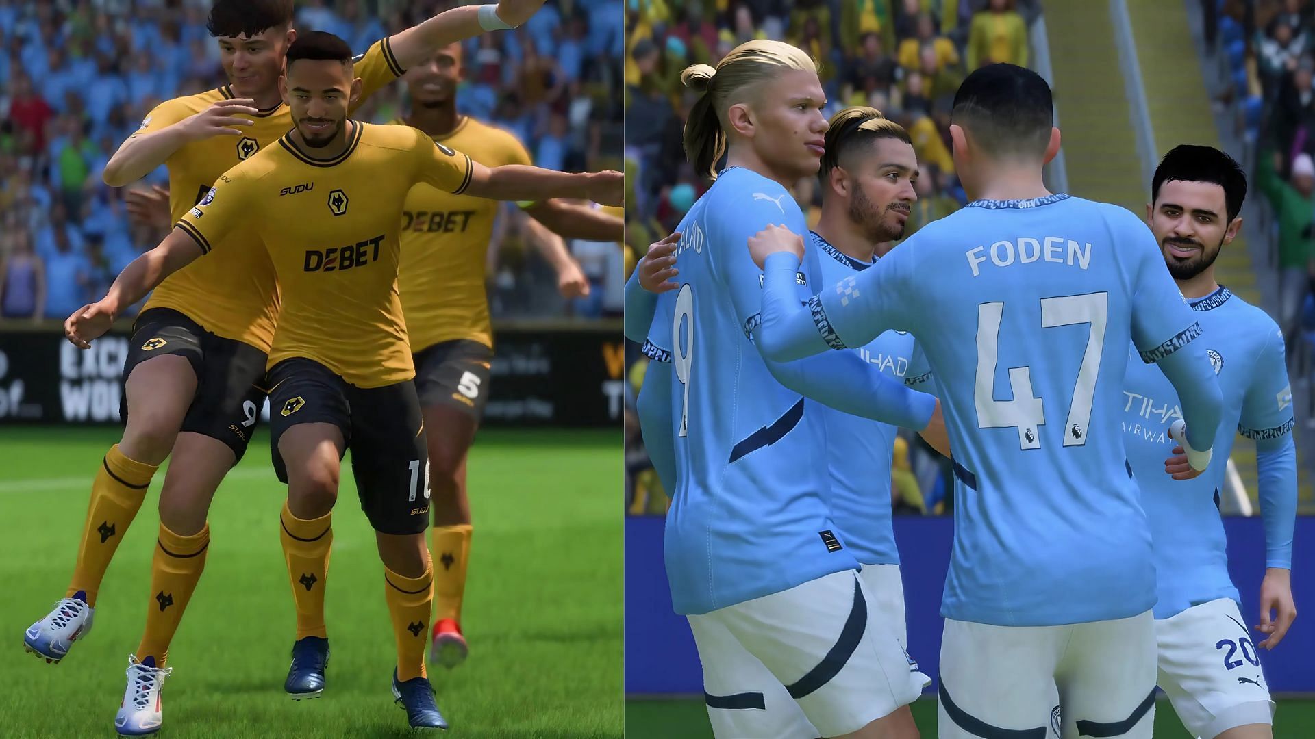 Wolves vs Manchester City: Which is the better team in EA FC 25?