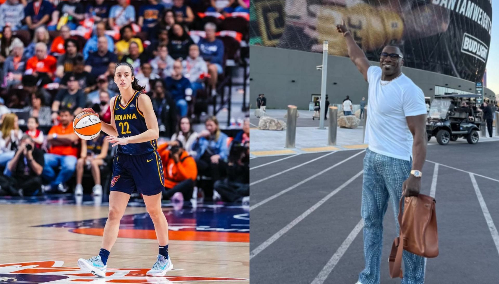 Shannon Sharpe baffled by Caitlin Clark missing unanimous ROTY selection, calls out WNBA viewership dip in his critique (Credit: IG/indianafever, shannonsharpe84)