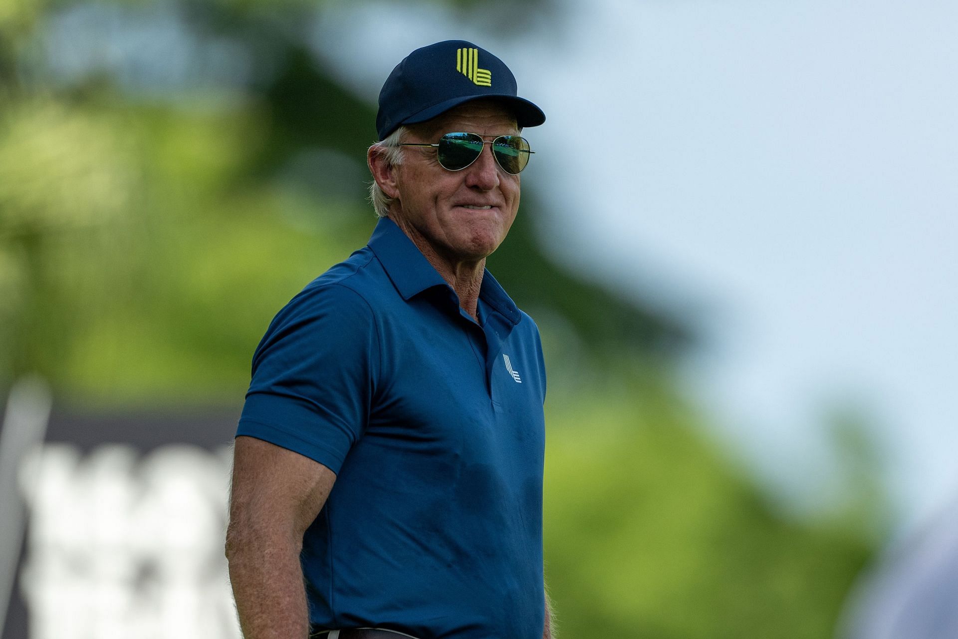 Greg Norman is under contract for one more year (Getty)